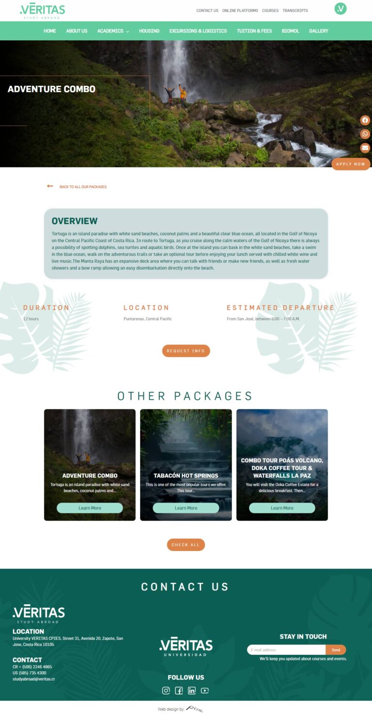 VERITAS EXCURSIONS INTERNA